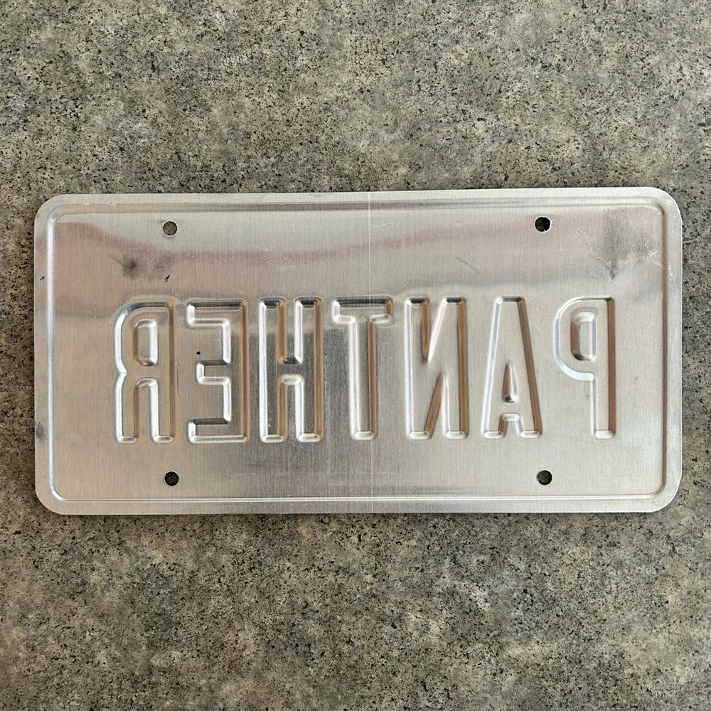 🪪 License Plate PANTHER from Montana, Western Decor
